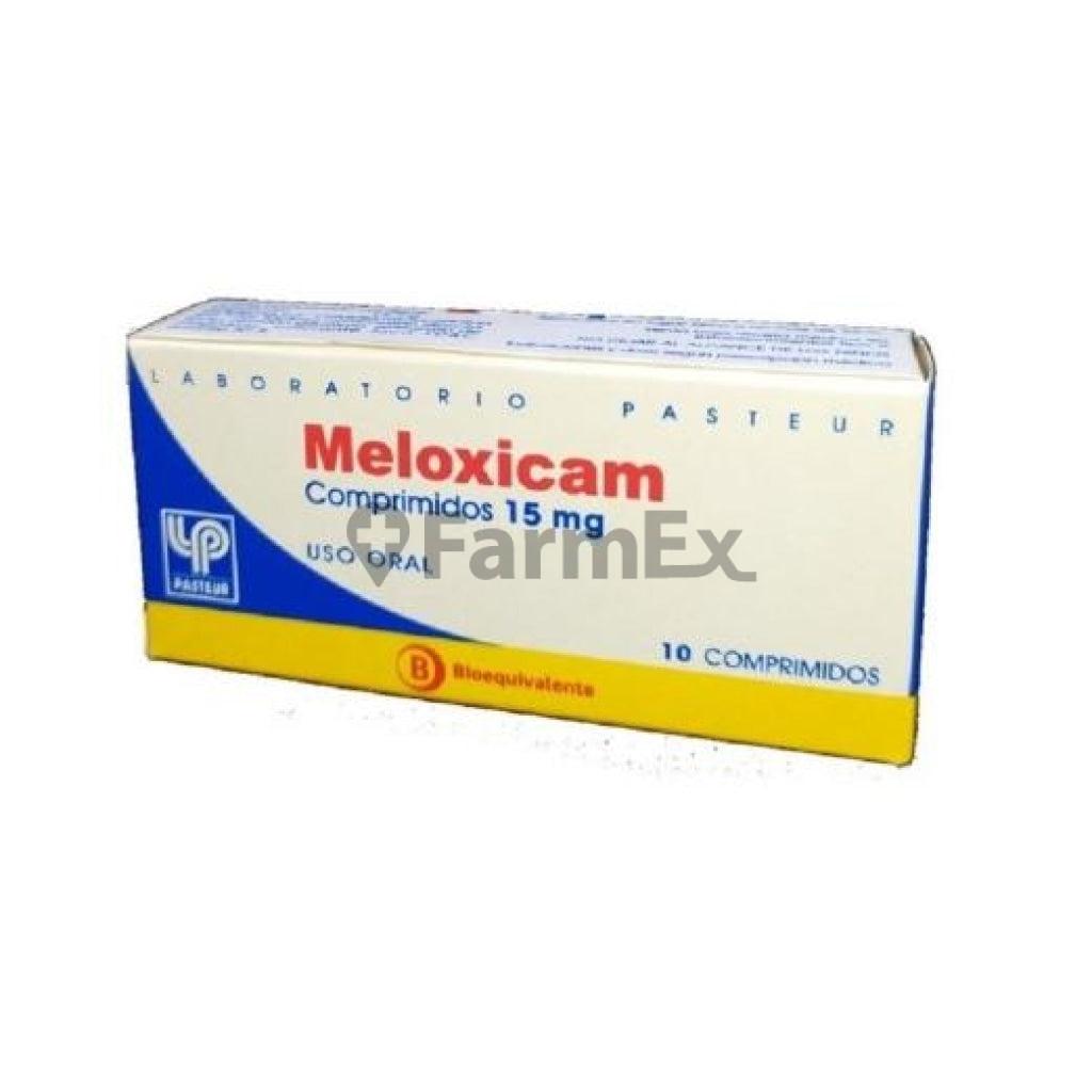 Meloxicam 15 mg x 10 comprimidos PASTEUR